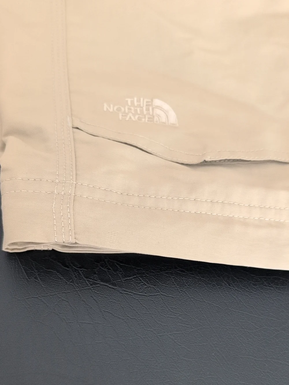 The North Face Beige Outdoor Cargo Shorts With Adjustable Belt